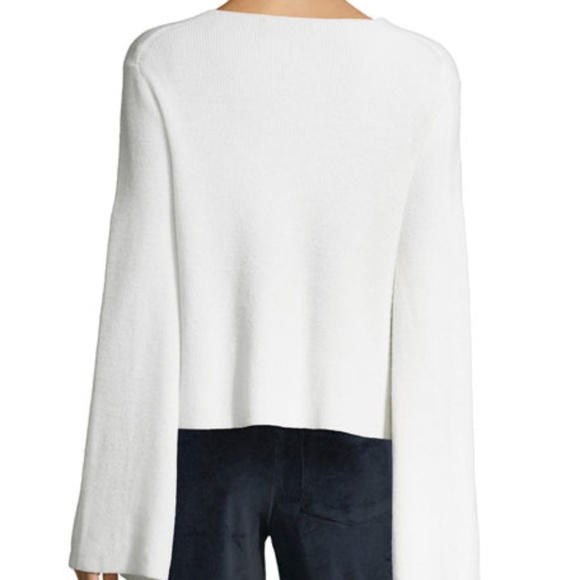 NWT KENDALL AND KYLIE V-Neck Bell Sleeve Sweater XS - Picture 5 of 6